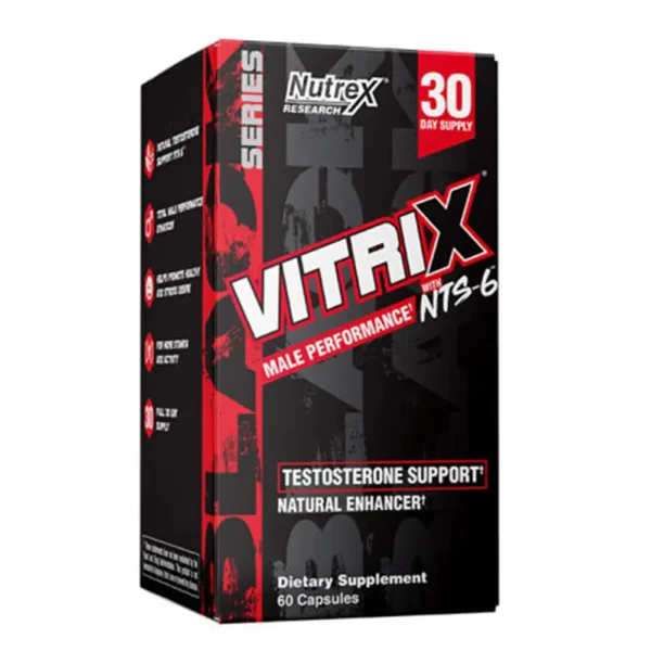 Nutrex Research Vitrix testosterone support 30 serv 60 Capsules